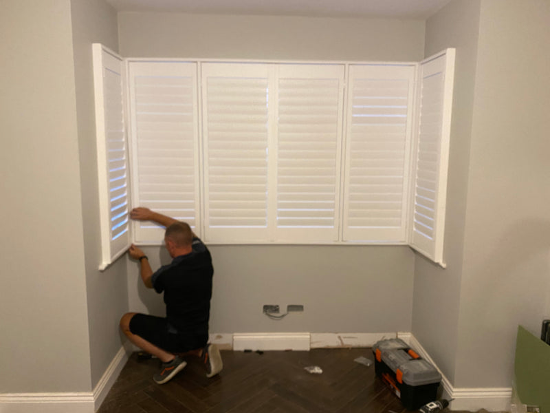 Rosie and her Husband purchased this property and refurbished it - to the front Blinds Tech installed handmade Shutters